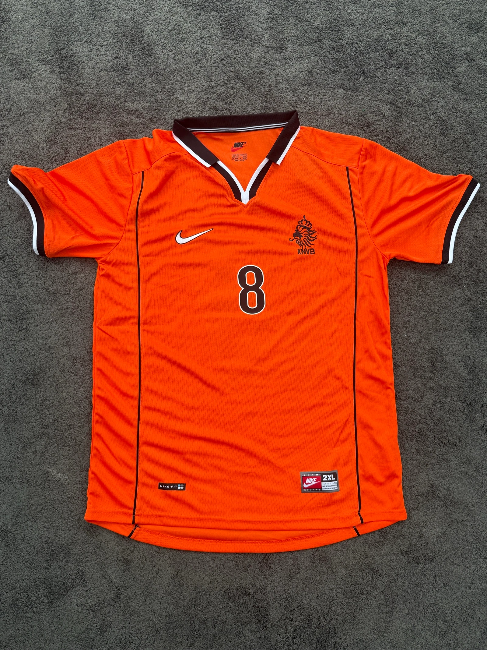 Dennis Bergkamp #8 Camiseta de fútbol de Países Bajos – 2XL – photo 2